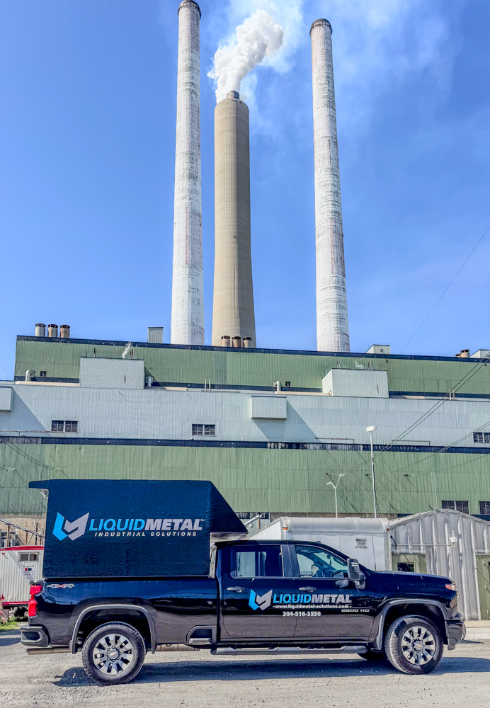 Computed Radiography Services Truck at a Factory